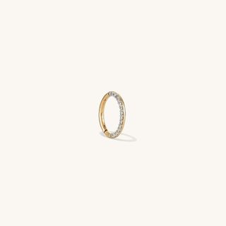 Cartilage Pavé Diamond Mini Hoop