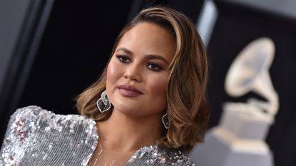 NEW YORK, NY - JANUARY 28: Model Chrissy Teigen attends the 60th Annual GRAMMY Awards at Madison Square Garden on January 28, 2018 in New York City. 