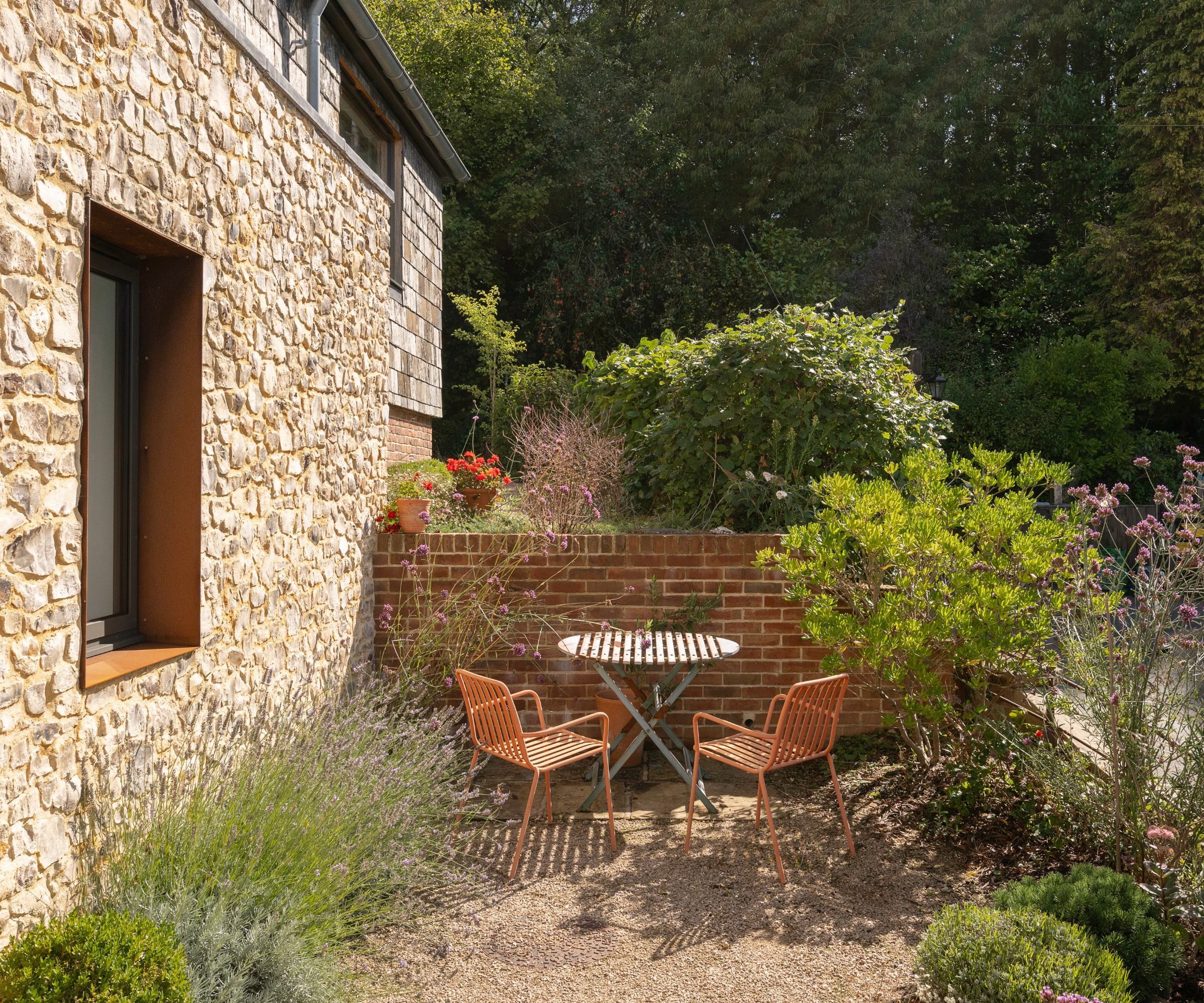 Outdoor seating area