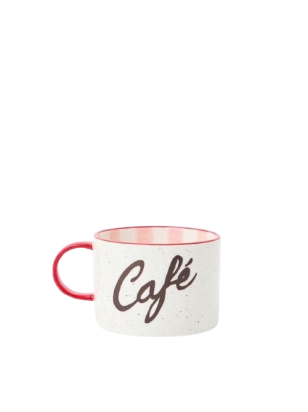 Caf&eacute; Speckled Ceramic Mug 