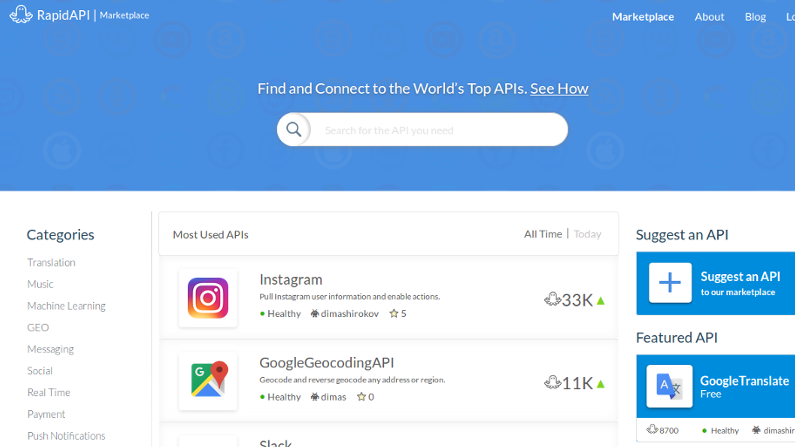 Great for discovering and managing APIs