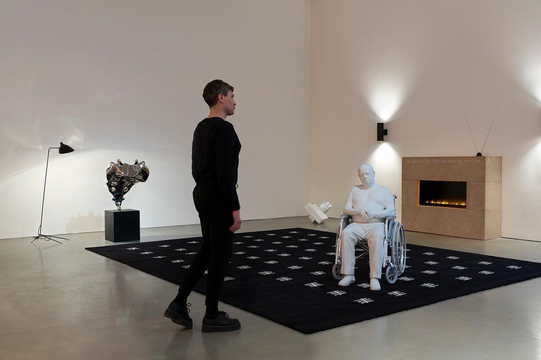 Installation view of Elmgreen & Dragset 'The Nervous System' at Pace New York, 2021