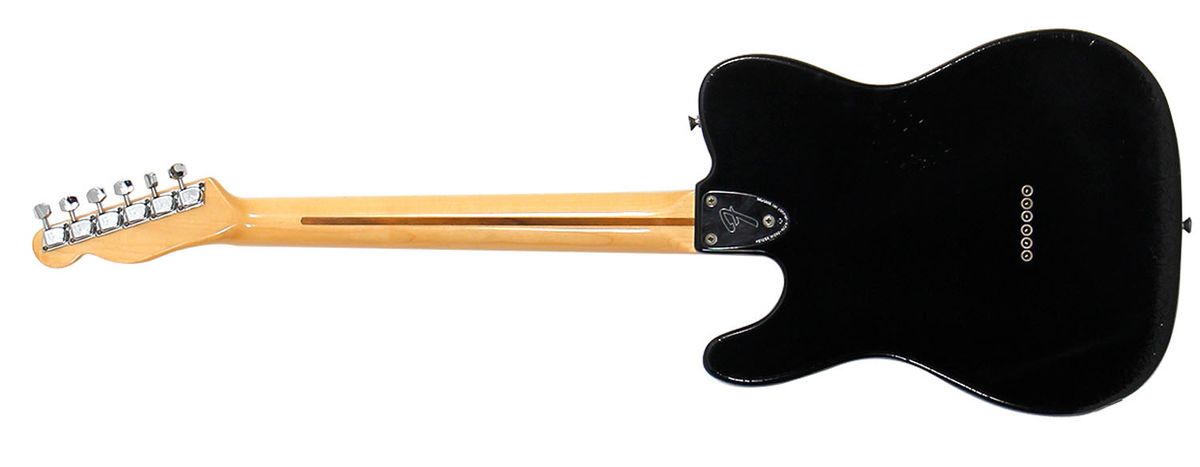 A stage-played 1972 Fender Telecaster in black that was once owned by Keith Richards goes up for auction