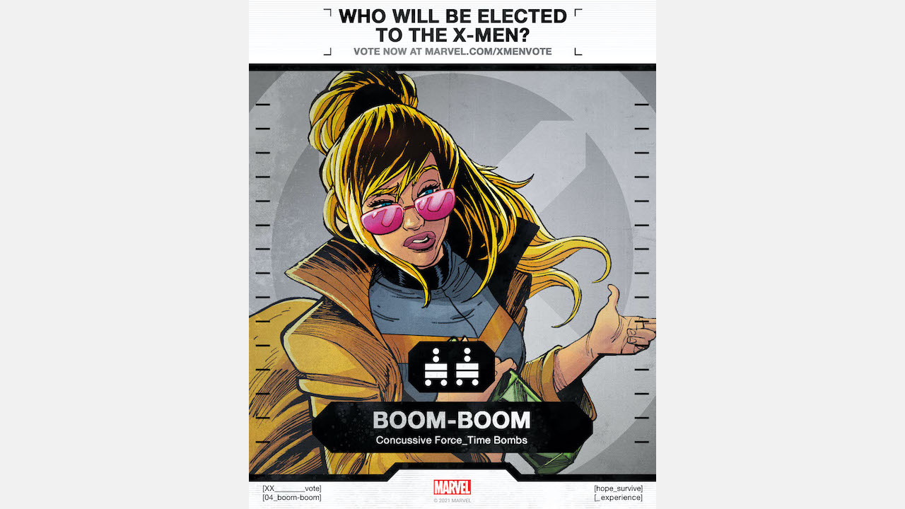 Boom Boom candidate card