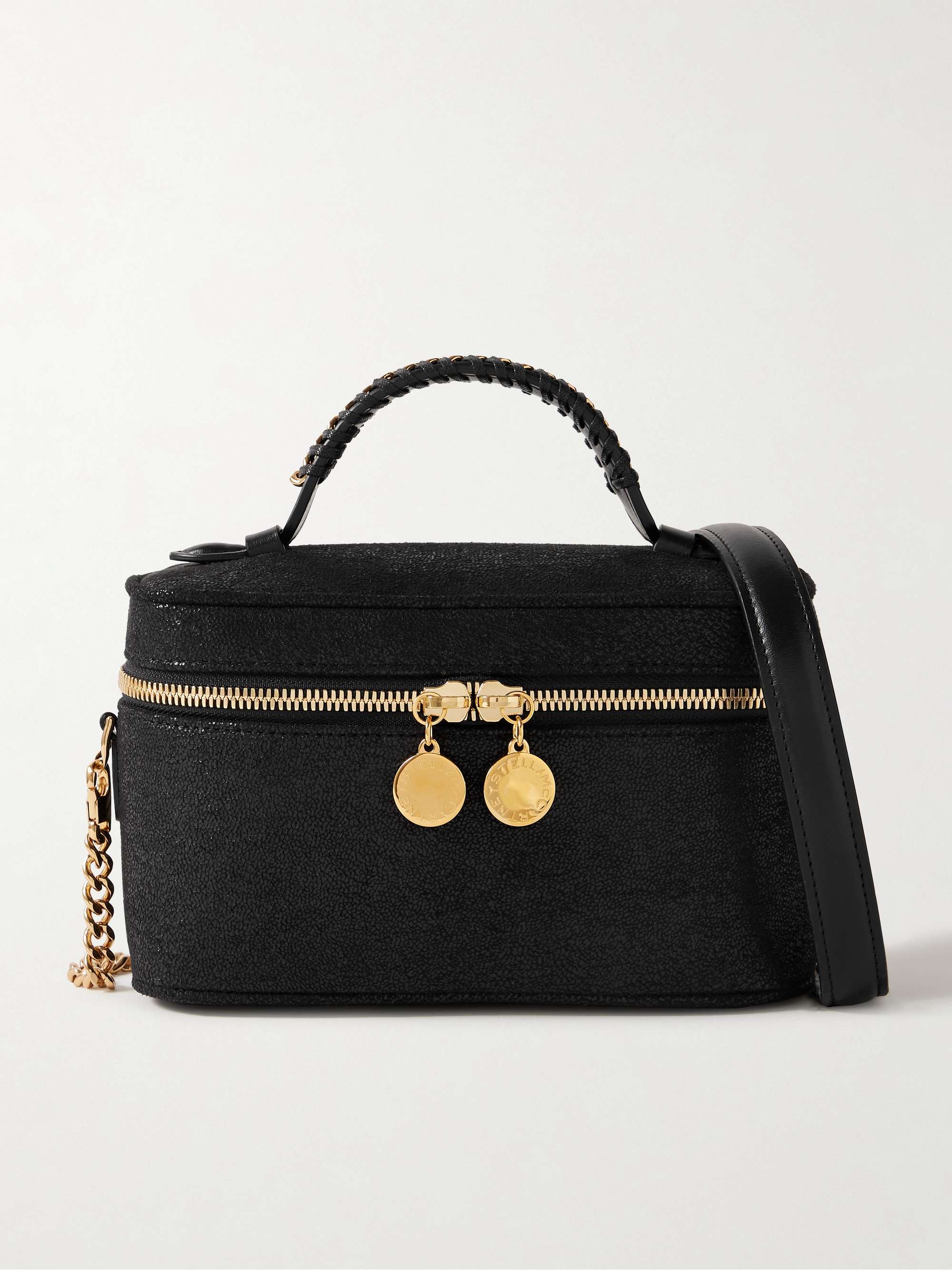 Falabella Chain-Embellished Brushed Shoulder Bag
