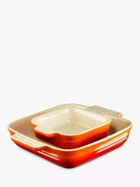 Le Creuset Stoneware Square Oven Dish, Set of 2 |was £60now £36 at John Lewis &amp; Partners