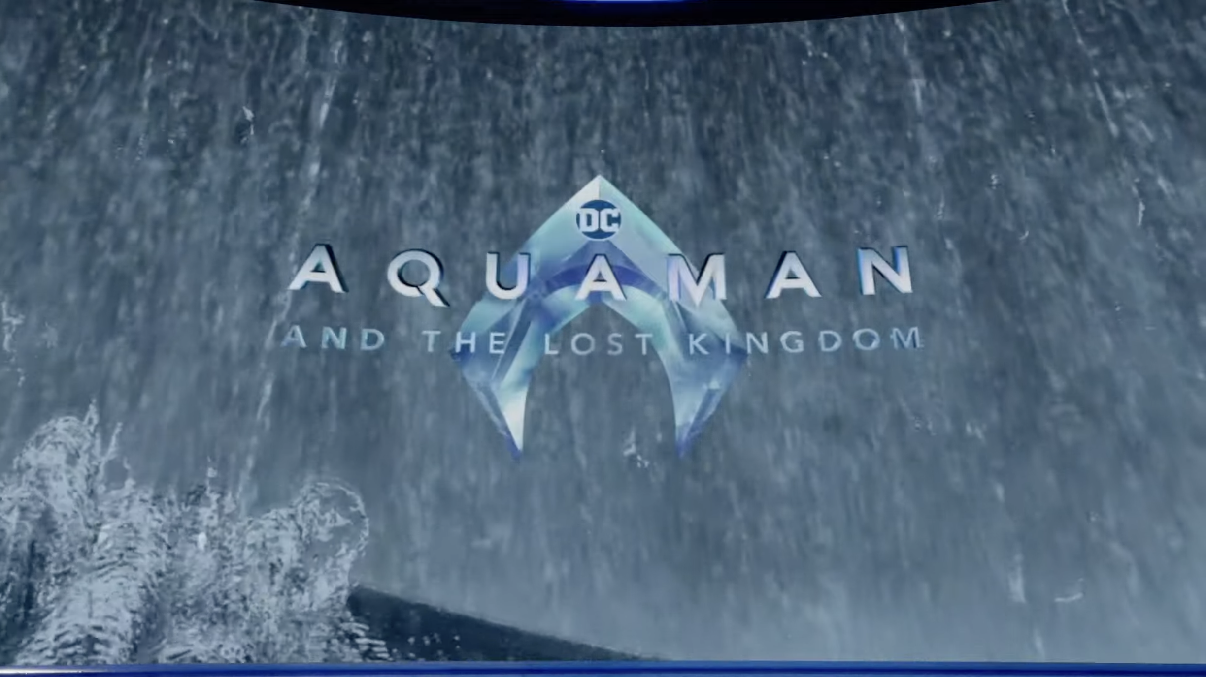 Jason Momoa in Aquaman 2 behind the scenes content at DC Fandome