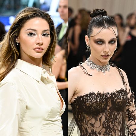 Madelyn Cline and Emma Chamberlain at the Met Gala