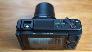 Sony ZV-1 review — top and rear of the camera