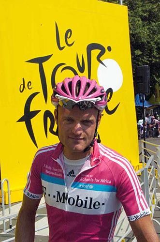 Yesterday's winner Matthias Kessler