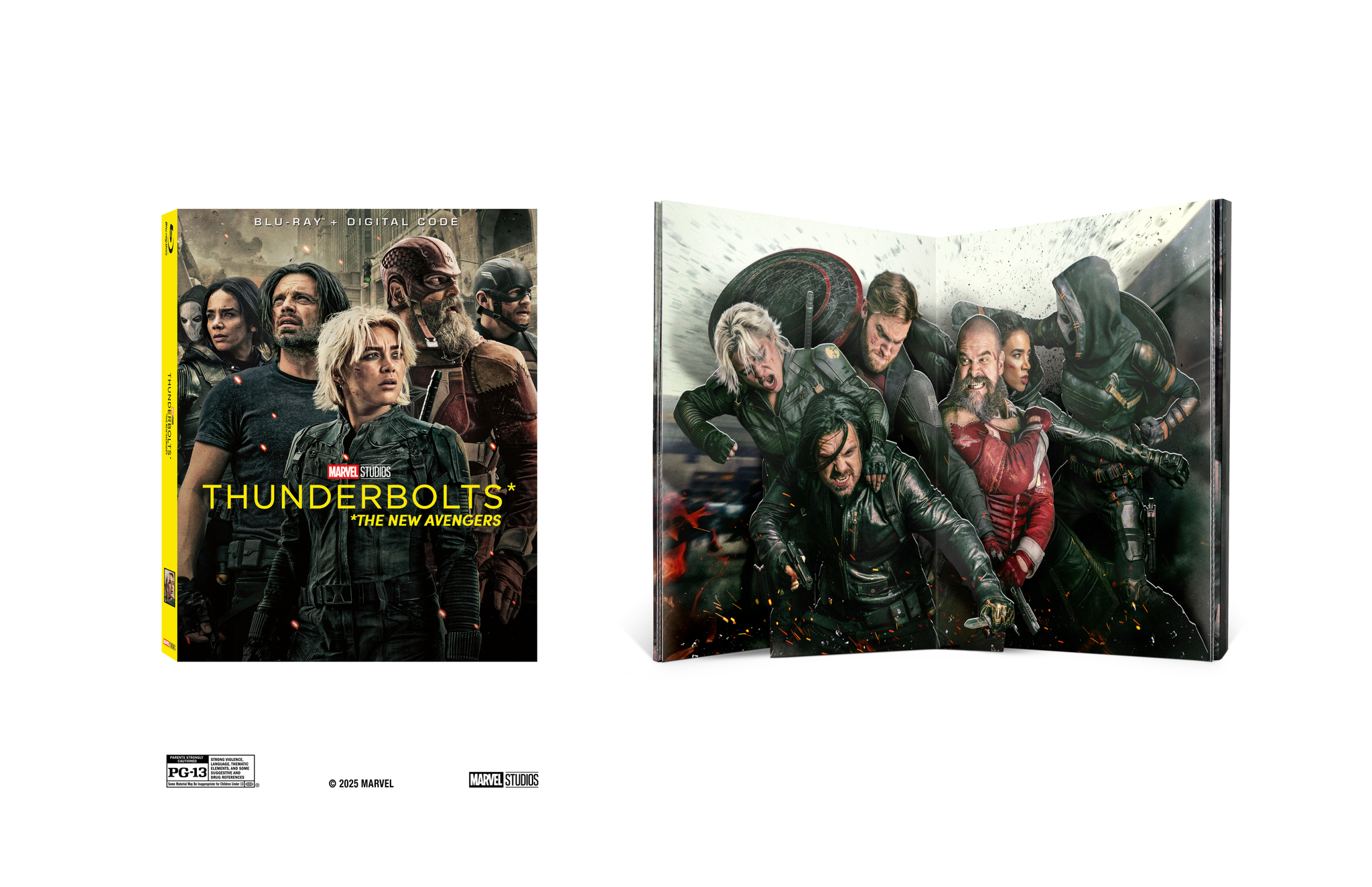 The Thunderbolts* Walmart-exclusive Blu-ray with pop-up packaging