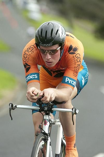 Tom Robinson (Genesys Wealth Advisers) from Tasmania is on the improve and rode well to finish 18th overall 1:27.70 behind the winner.