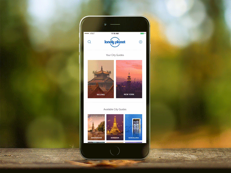 lonely planet site on mobile