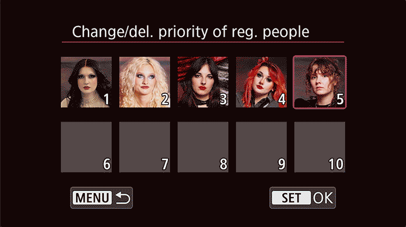 Group portrait shoot using Registered People Priority on the Canon EOS R6 Mark III