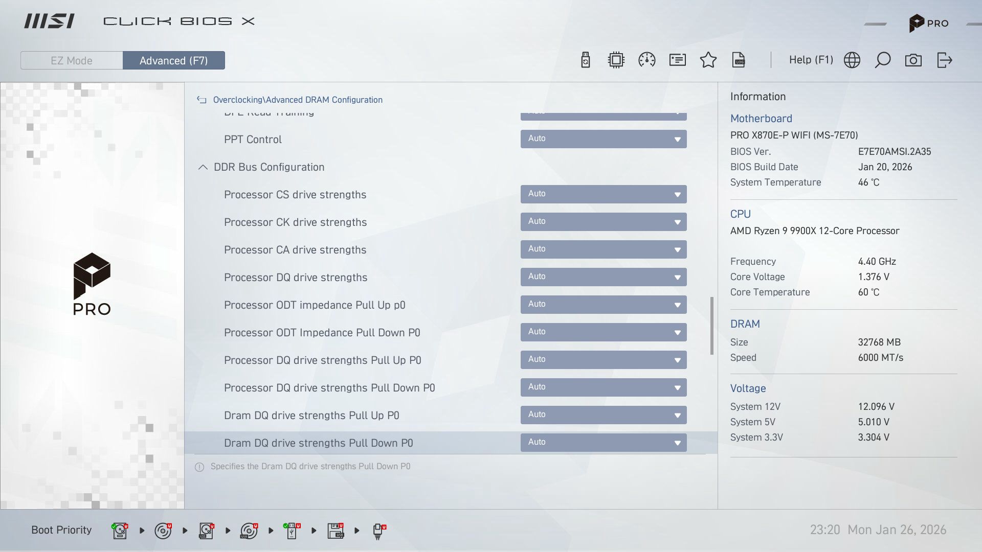 MSI Pro X870E-P Wifi