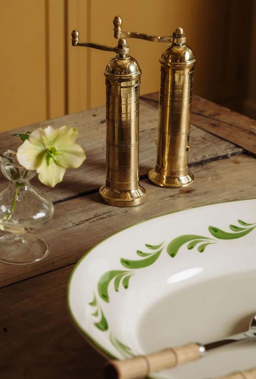 Brass Salt & Pepper Mill Set