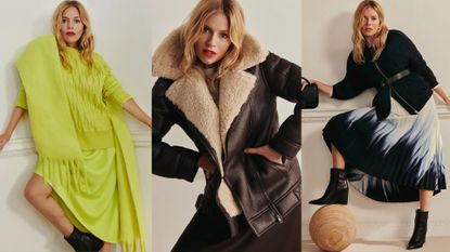 Sienna Miller x Marks & Spencer collection a/w 2023