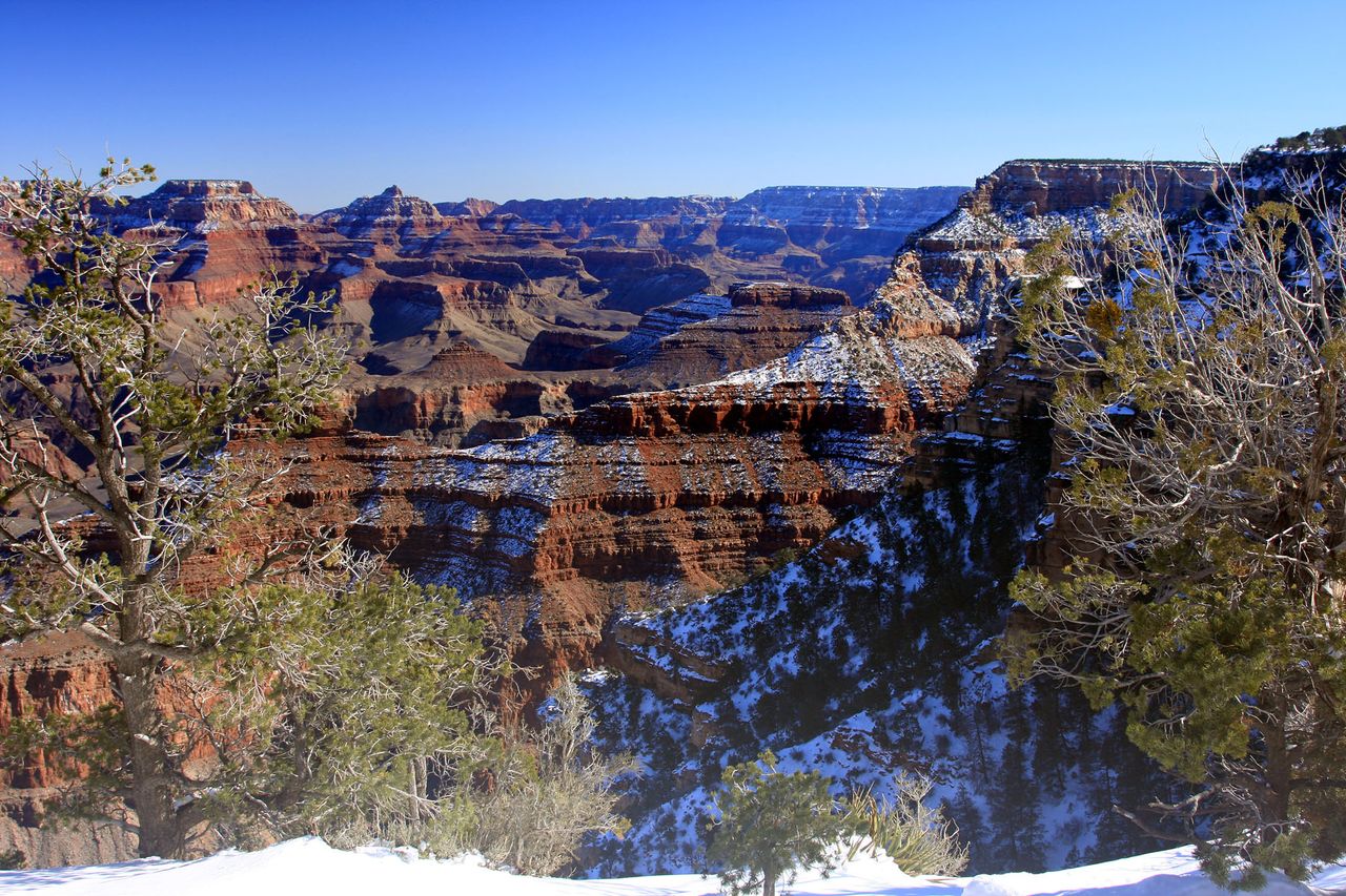 The Grand Canyon in winter