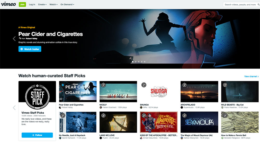 Vimeo is a quality, ad-free way to share videos