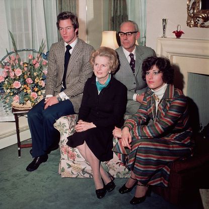 Margaret Thatcher and family.