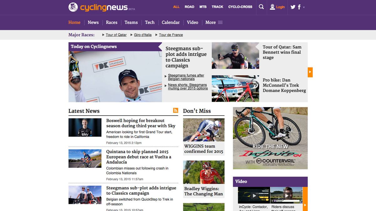 The new home page makes it easer to find the stories you want to read