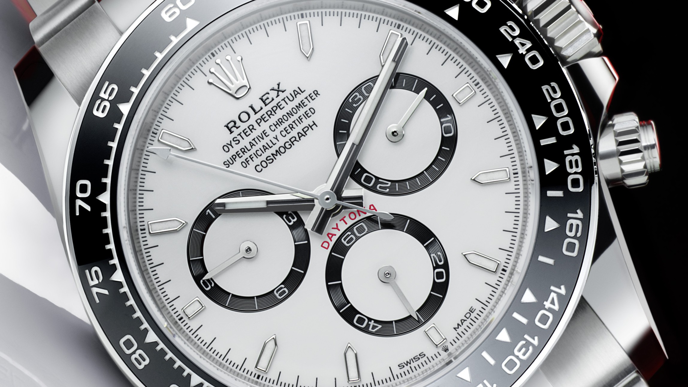 The Rolex Daytona in white