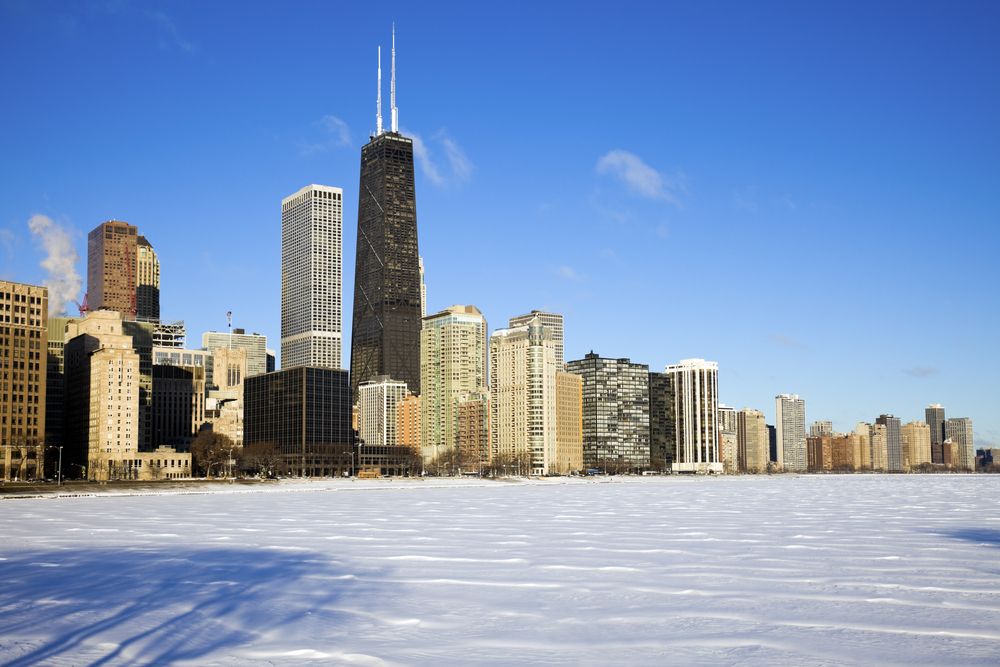 frozen lake, snow, ice