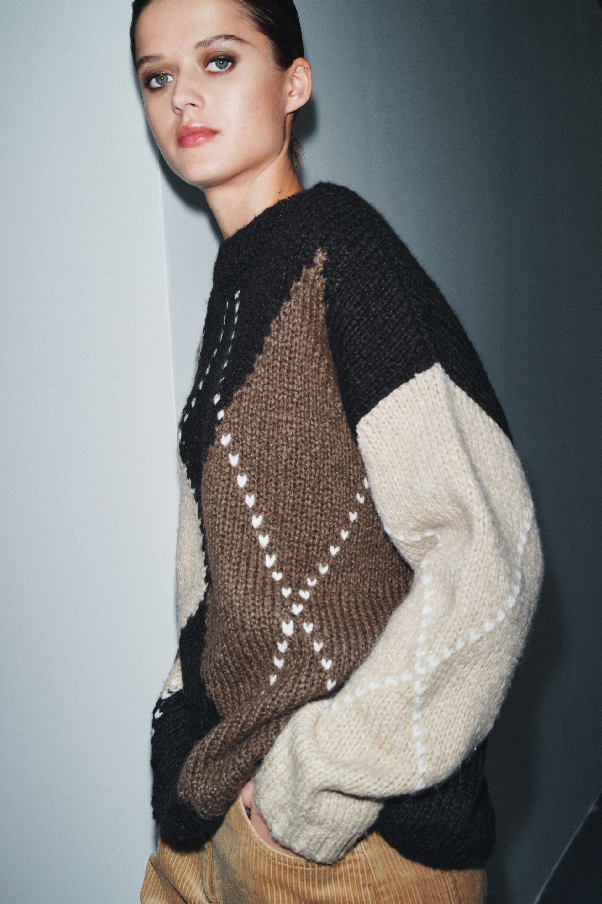 Argyle Knit Sweater