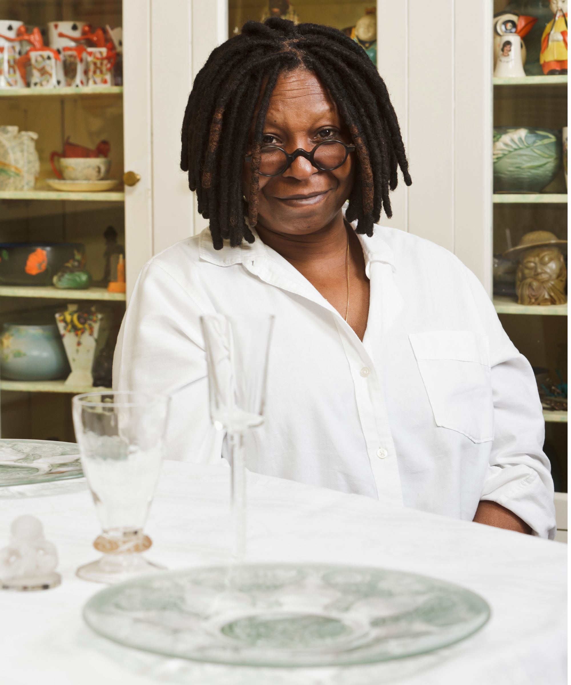 whoopi goldberg in her kitchen
