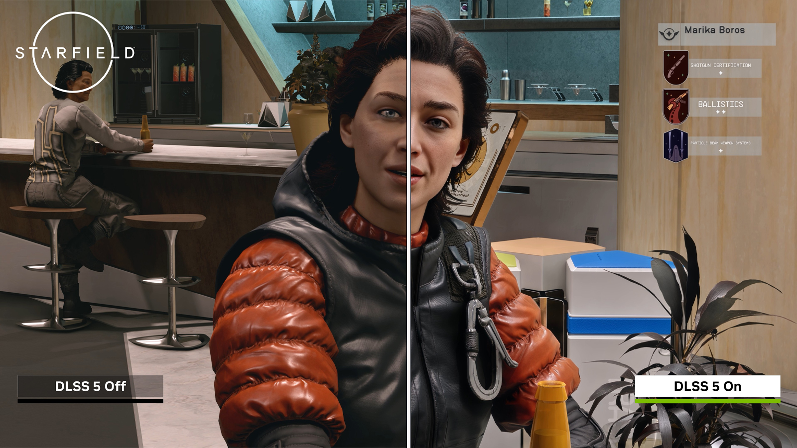 A woman in a video game altered by gen AI
