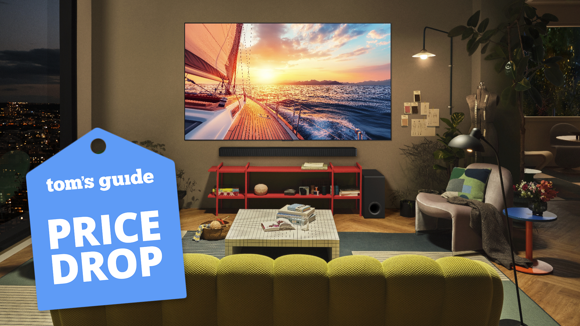 LG C5 OLED with deals tag