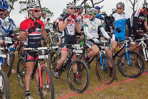 Sid Taberlay (left) lines up next to Andrew Blair and Paul van der Ploeg.