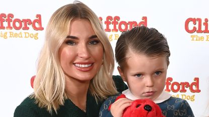 Billie Faiers and son Arthur