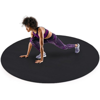 SCHRINER Pro Large Round Yoga Mat 6’ x 6mm - $129.88 from Amazon.