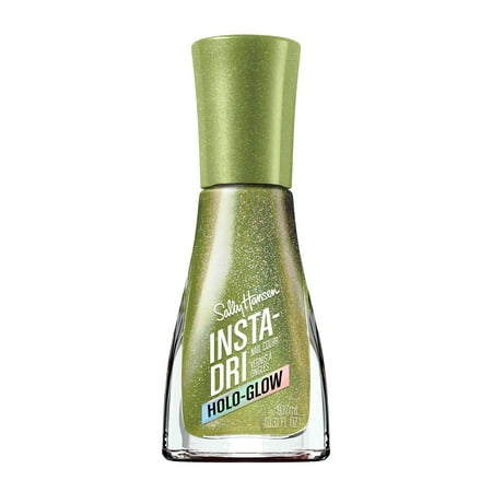 Sally Hansen Insta-Dri Nail Polish, Holo-Glow Collection, Limelight, 0.31 Fl Oz, Quick Dry