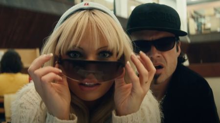 Lily James and Sebastian Stan in Pam & Tommy