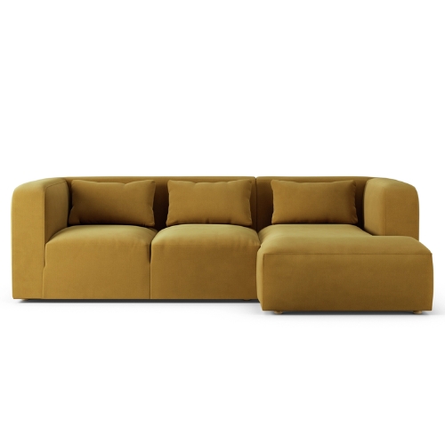 Habitat, Habitat Lars Right Hand Corner Sofa - Gold