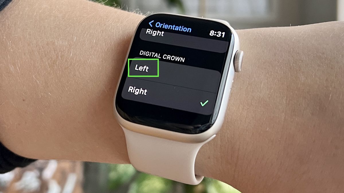 How to change the orientation of your Apple Watch Tom's Guide