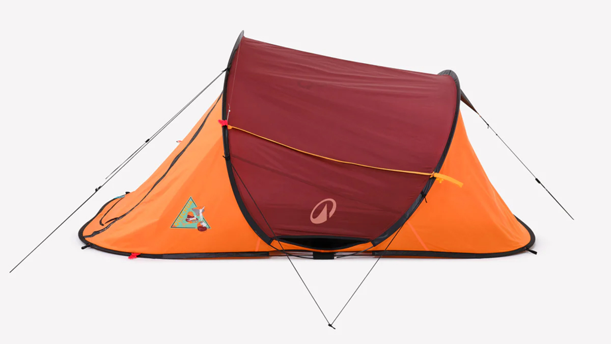 Quechua Instant 2-person camping tent, 2 Seconds Limited Edition, Vintage