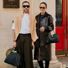 Fashion editors wearing COS