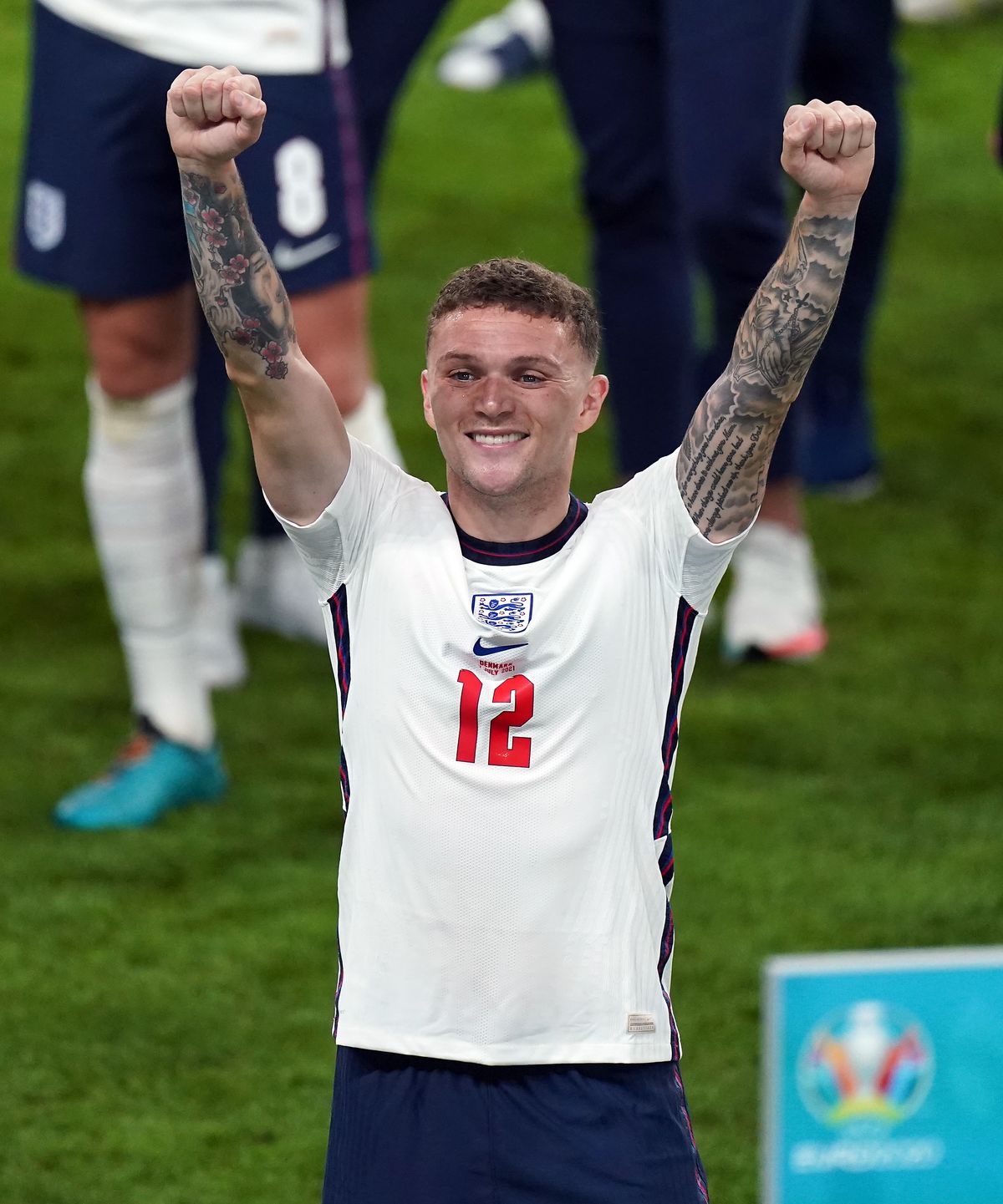 Kieran Trippier came off the bench to help England to semi-final victory over Denmark at Euro 2020.