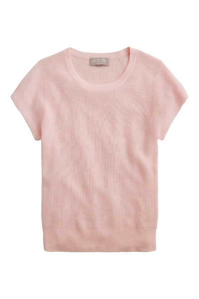 J.Crew, Ribbed Featherweight Cashmere T-Shirt