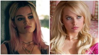 Emily Mackey in Sex Education and Margot Robbie in Wolf of Wall Street