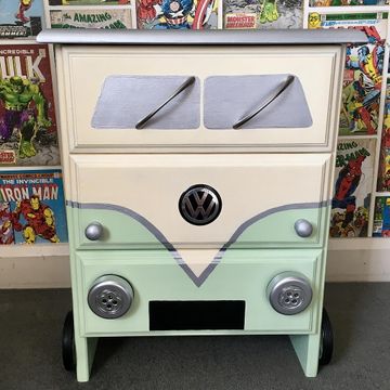 These VW camper van upcycled chest of drawers cost only £25! | Ideal Home