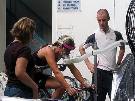 It takes at least two sports scientists