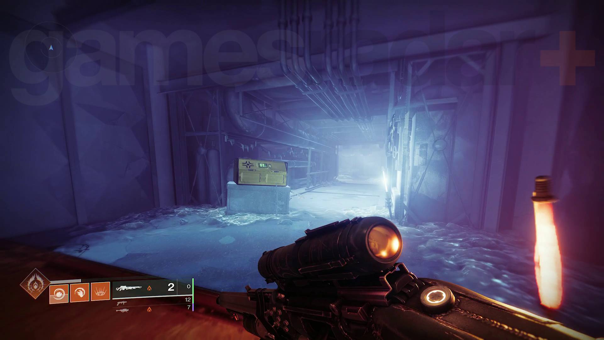 Destiny 2 Lost Encryption Code chest in the Divide wall
