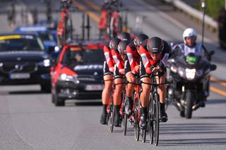 BMC Racing riding to second place in Bergen