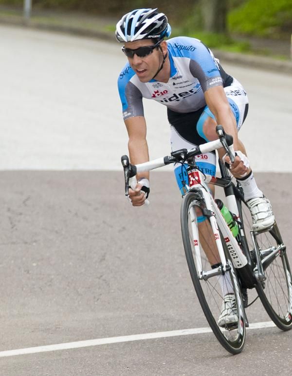 When his breakaway partner faded, Francois Parisien (Spider Tech) knew his time off the front would soon come to an end.