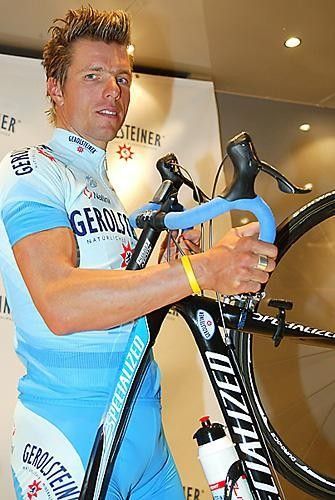 Danilo Hondo and his new bike