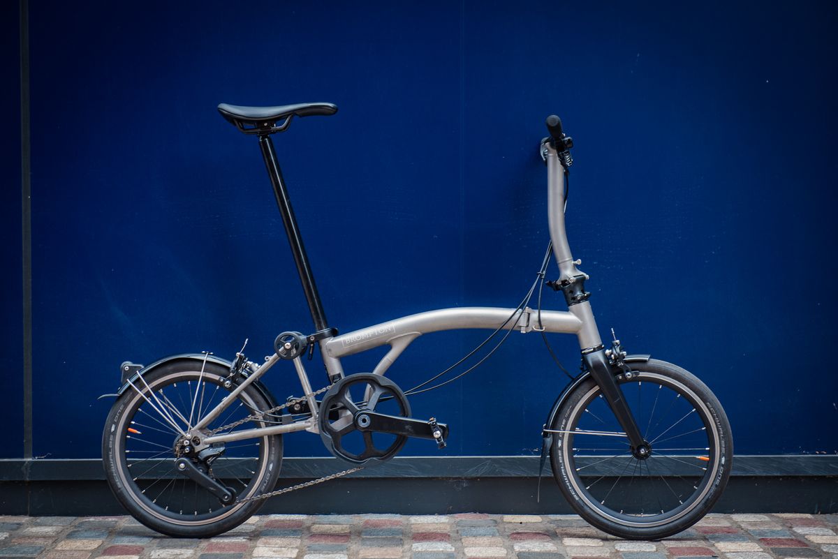 Brompton trailblazing titanium TLine folding bike is a big leap